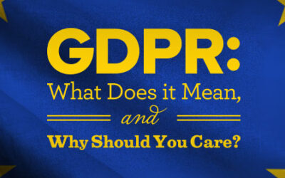 GDPR, What you need to know – and how we can help